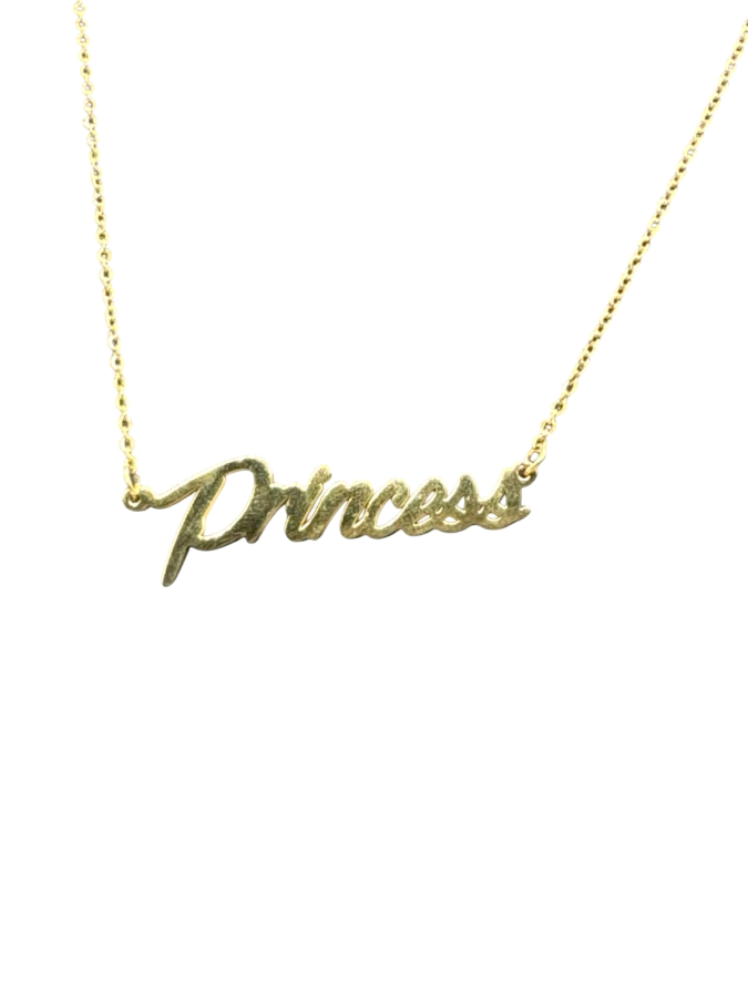 Customized gold necklace