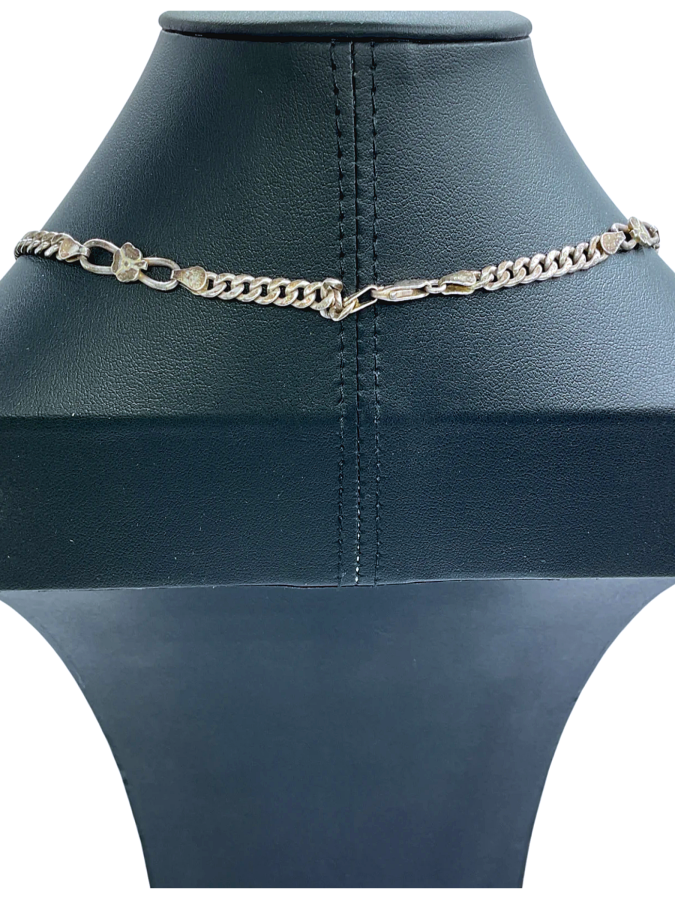 Sterling Silver Figaro Chain Necklace