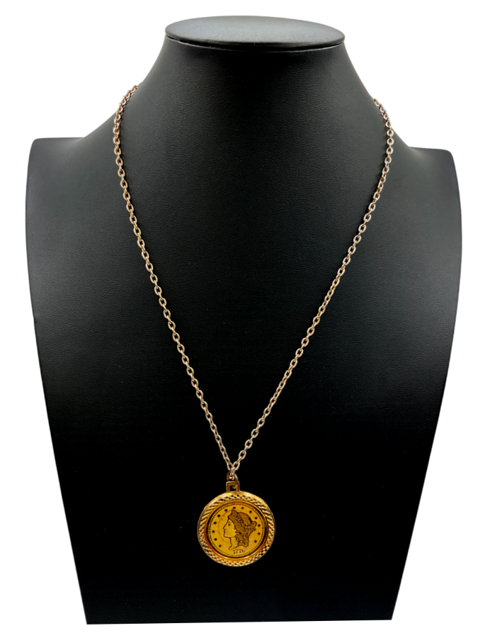 Vintage coin pendant