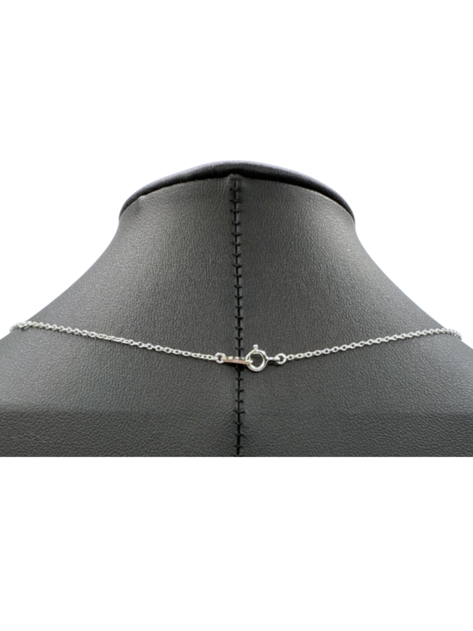 Minimalist Sterling Silver Bar Pendant Necklace