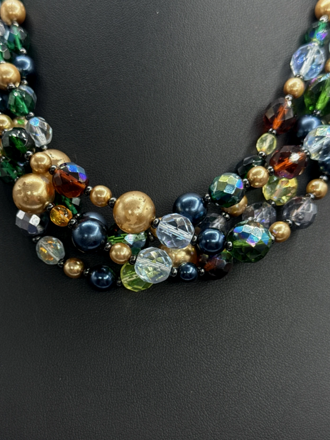 Multi-Strand Beaded Necklace