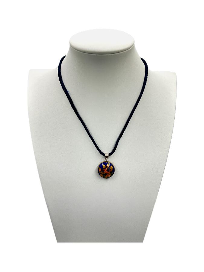 Vintage cloisonne necklace