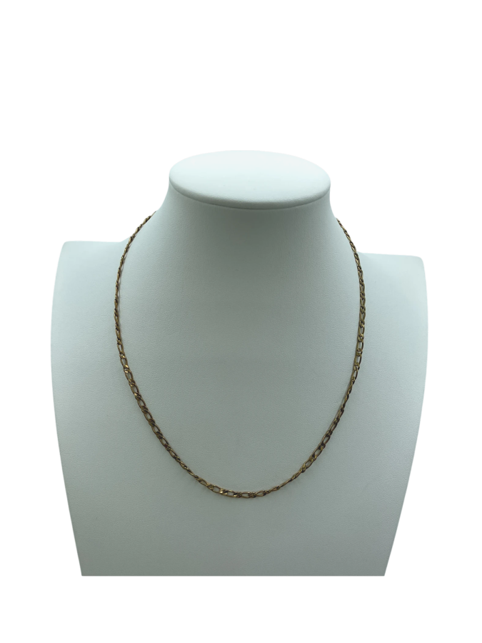 925 Sterling Silver Flat Braided Chain Necklace
