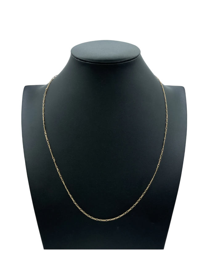Gold Trace Link Chain Necklace