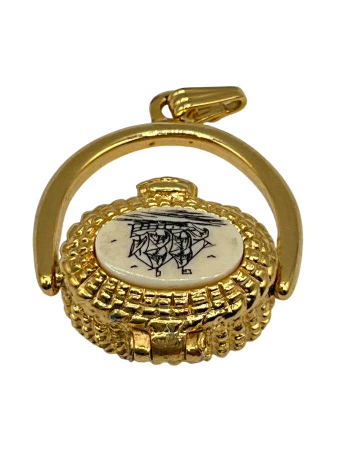 Sailboat Basket Pendant