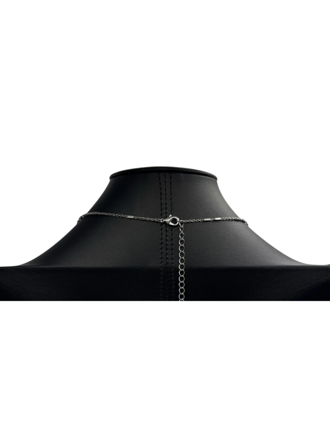 Stones silver pendant