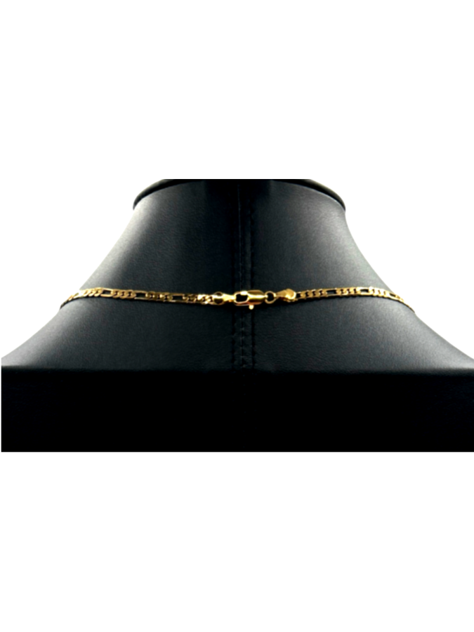 Gold Tone "I" Necklace