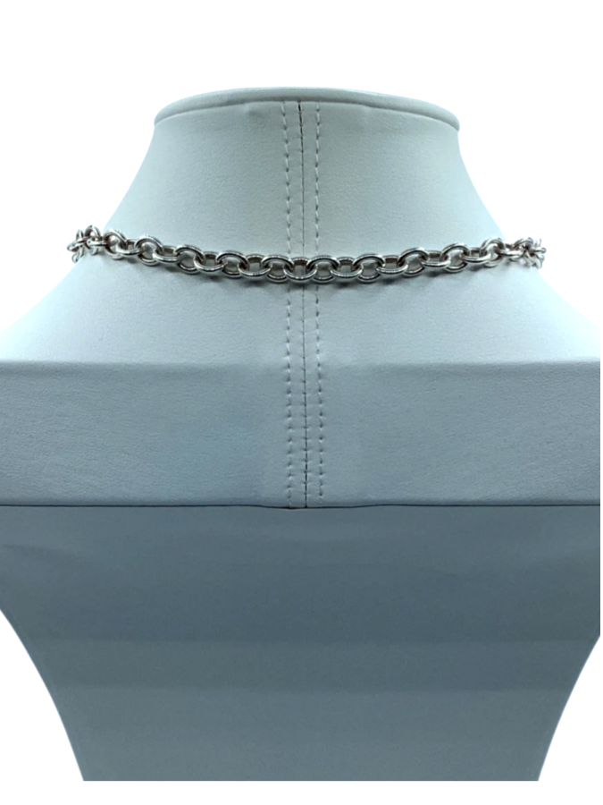 Silver heart necklace