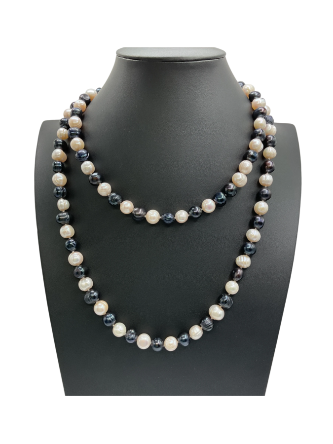 Dual-Strand Freshwater Pearl Necklace