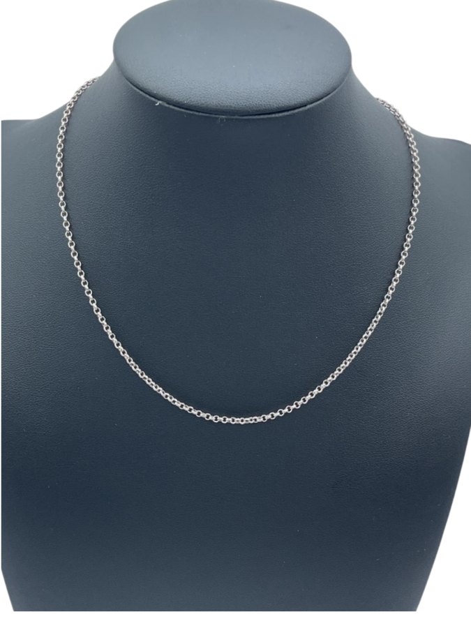 Sterling silver chain necklace