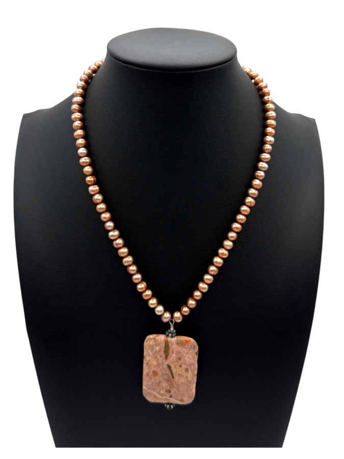 Pearl & Jasper Necklace