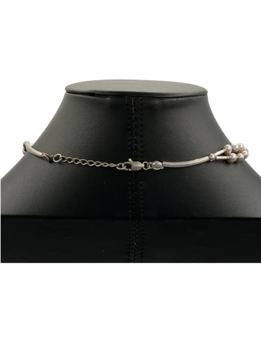 Silver plated collar