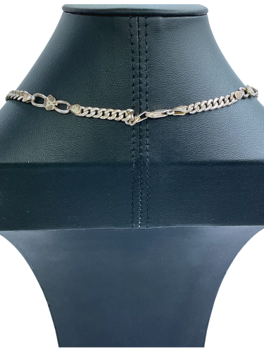 Sterling Silver Figaro Chain Necklace