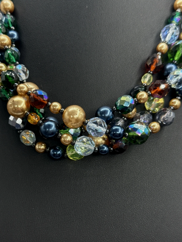 Multi-Strand Beaded Necklace