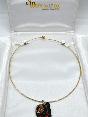 Elephant Pendant Collar Necklace