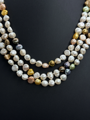 Multicolored Pearl Necklace