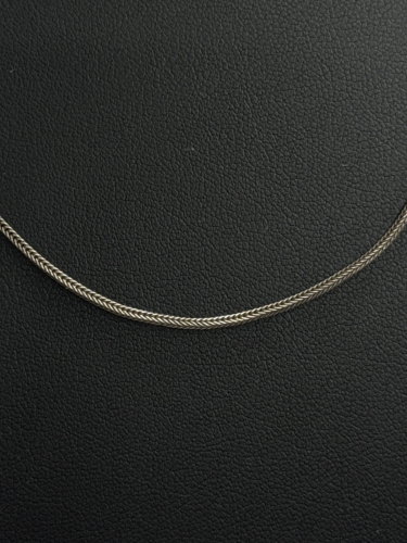 Dark Metal Snake Chain Necklace with Lobster Clasp