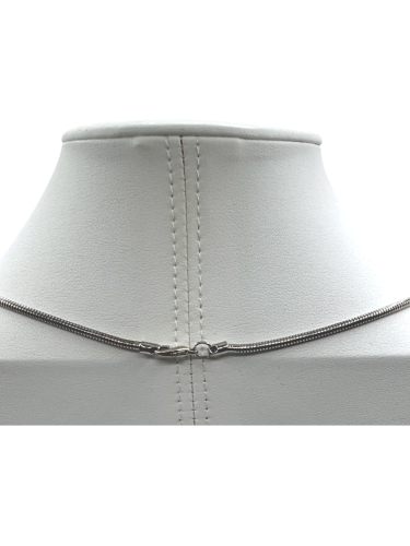 Silver-tone chain necklace
