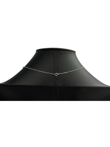 Entwined rings necklace