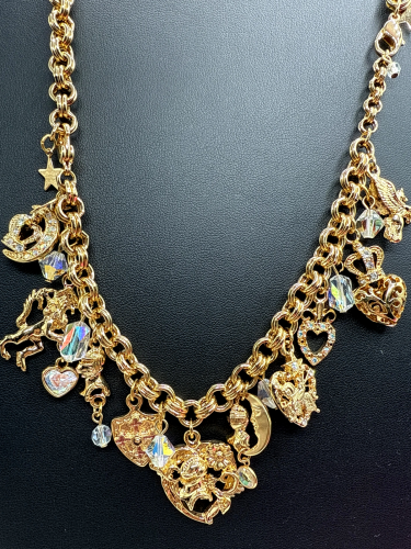 Golden Fantasy Charm Necklace