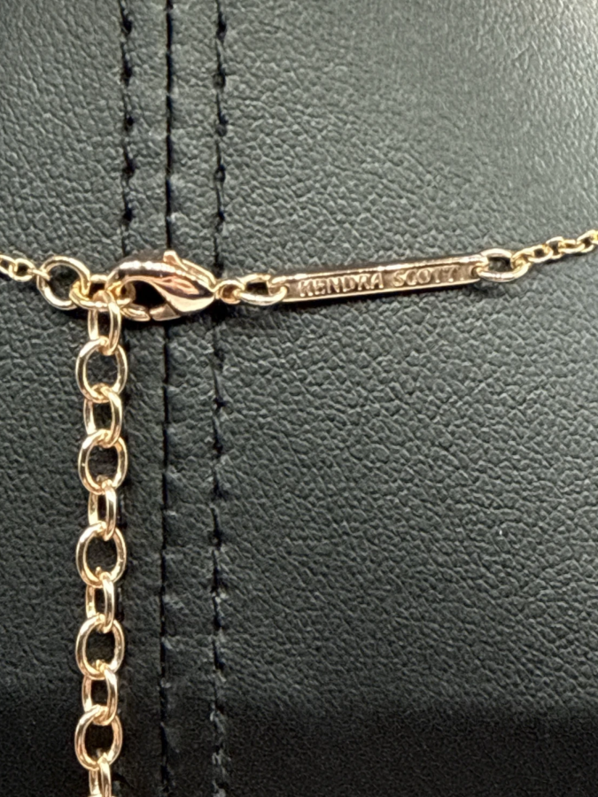 Kendra Scott Elisa Spice Drusy Pendant Necklace