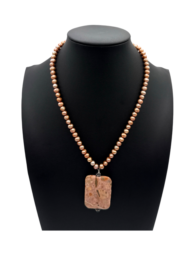Pearl & Jasper Necklace