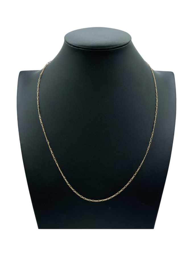 Gold Trace Link Chain Necklace