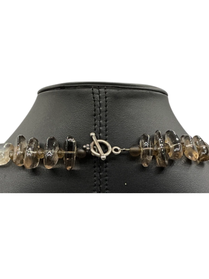 Crystal stone necklace