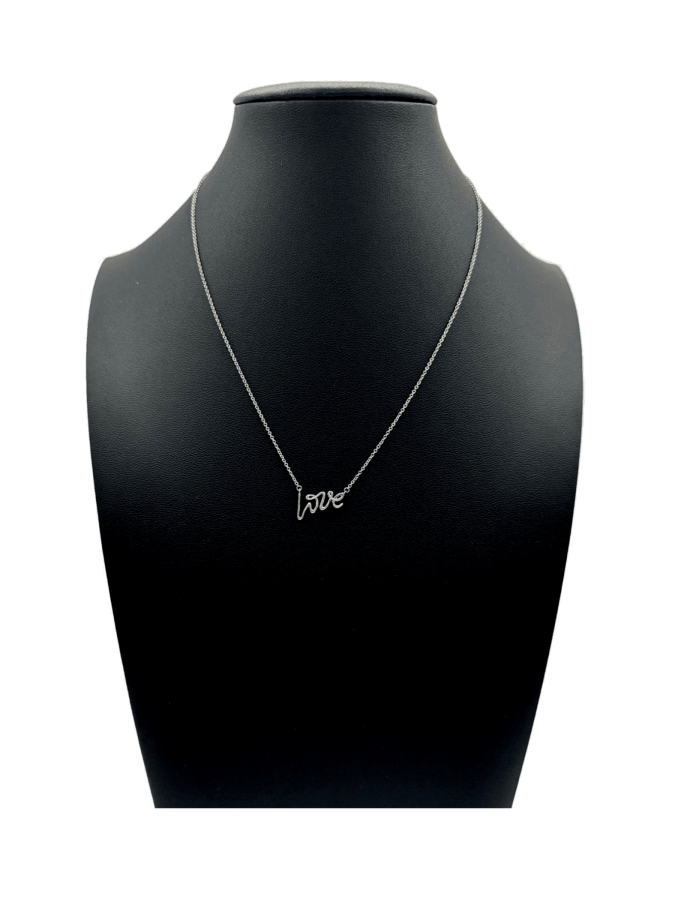 Silver Graffiti Pendant