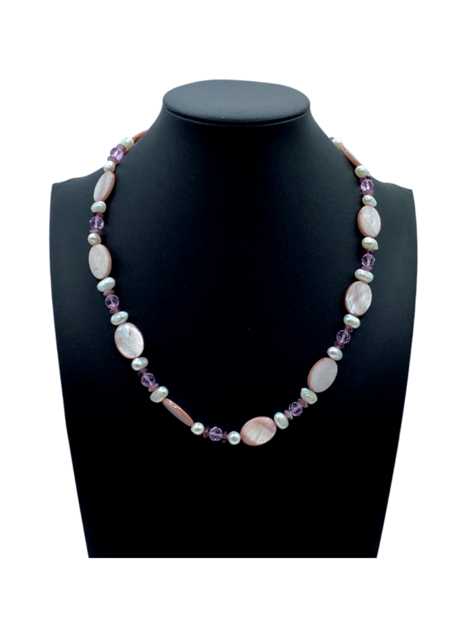 Vintage pink necklace