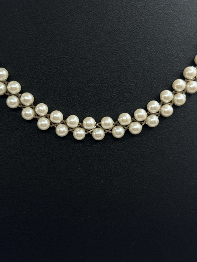 Double-Strand Pearl Necklace