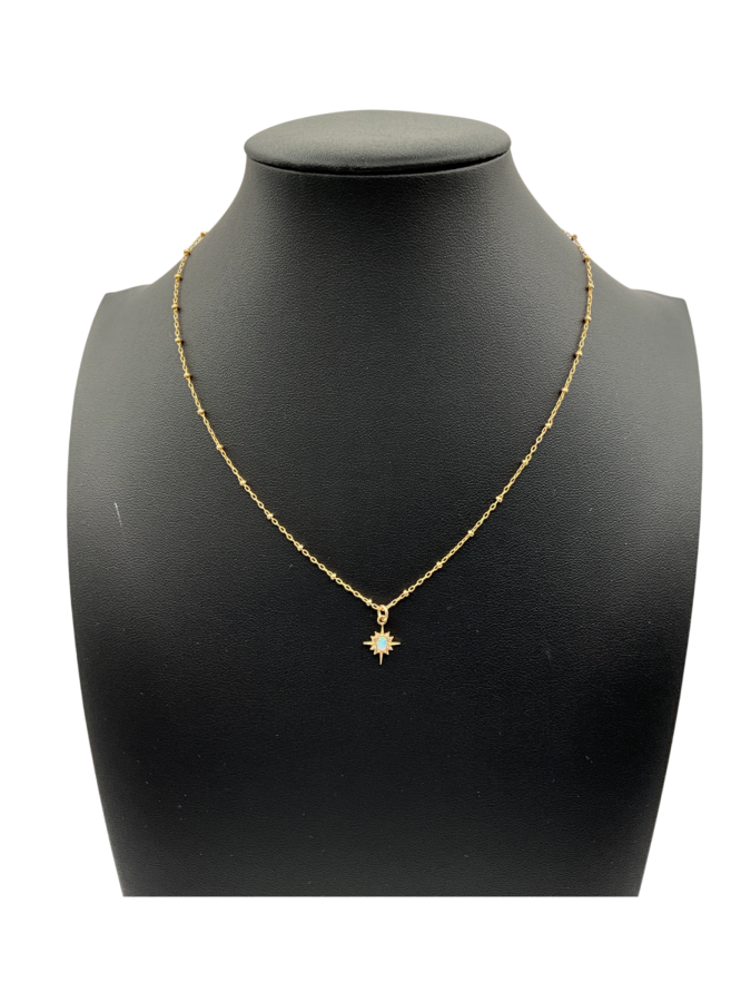 Golden chain pendant