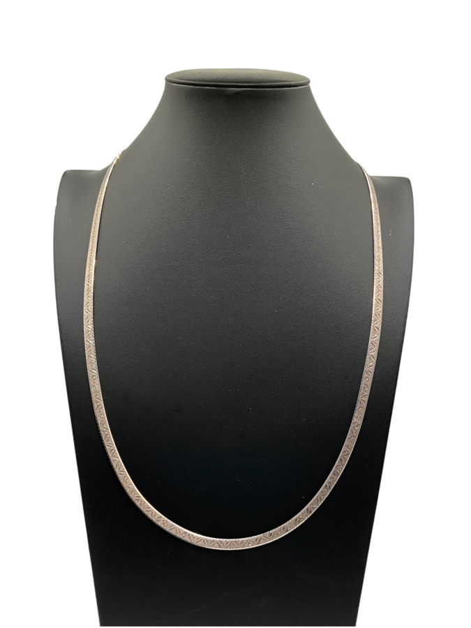 Sterling silver spike necklace