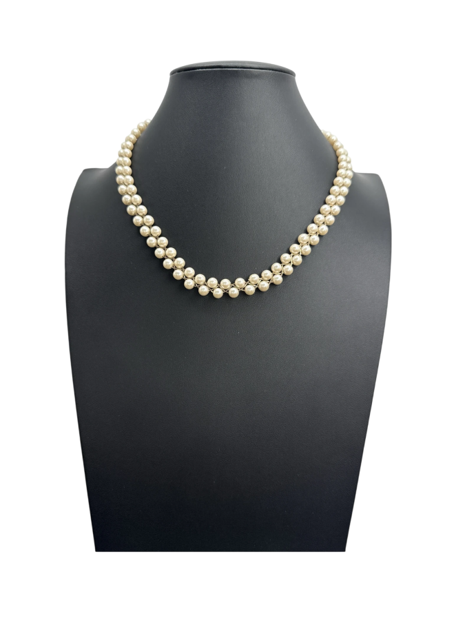 Double-Strand Pearl Necklace