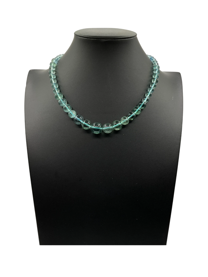 Green beads necklace