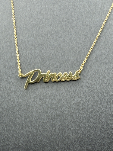 Customized gold necklace