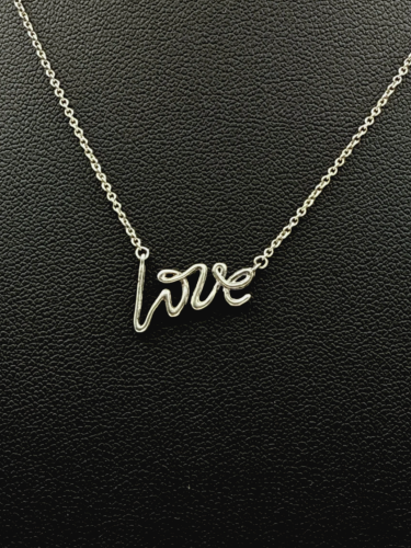 Silver Graffiti Pendant