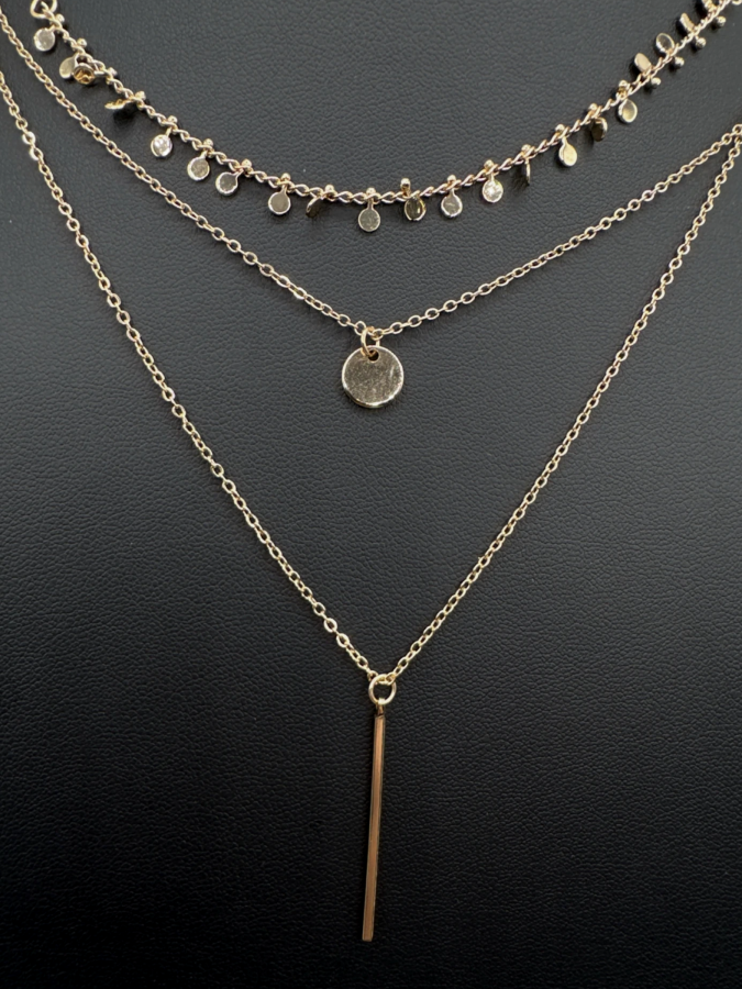 Lulus Gold Layered Necklace