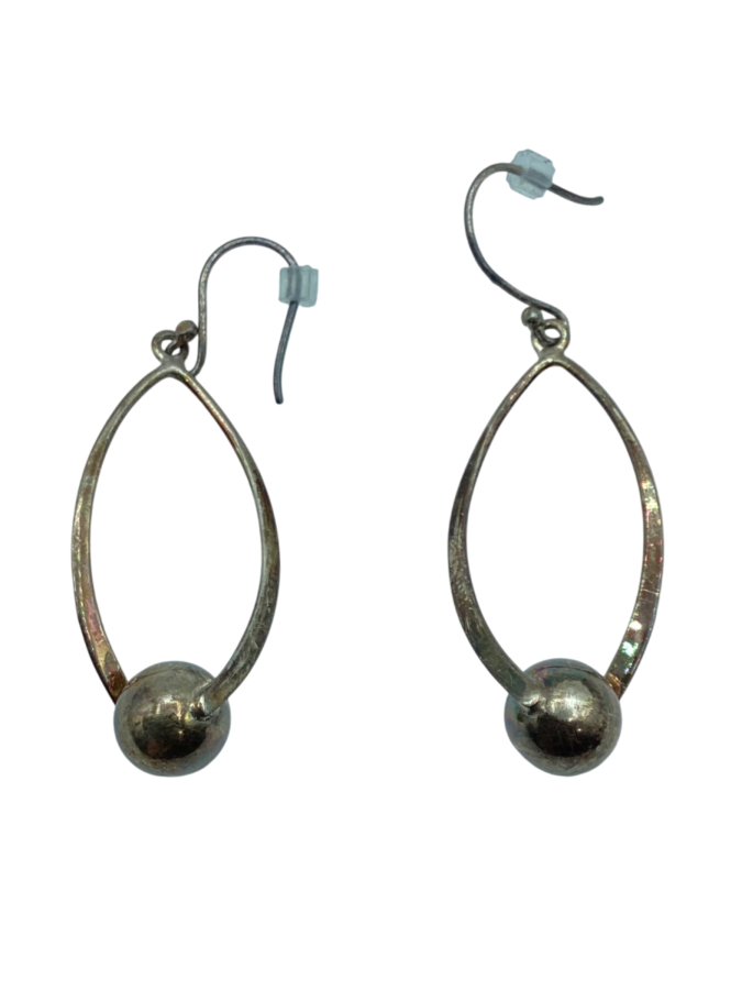 Sterling Silver Teardrop Dangle Earrings