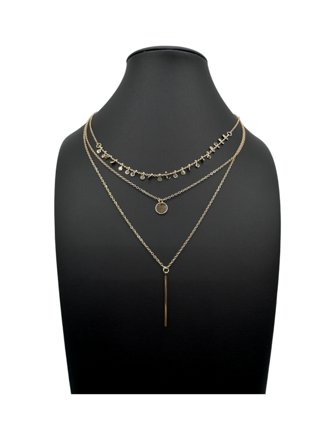 Lulus Gold Layered Necklace