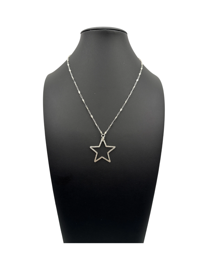 Silver Star Necklace