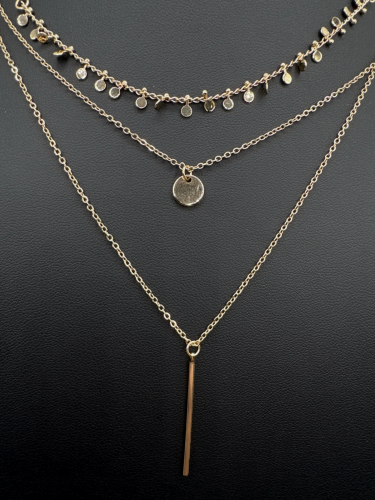 Lulus Gold Layered Necklace