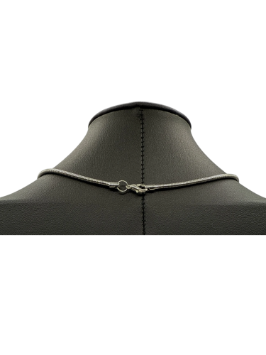 Silver-tone chain necklace