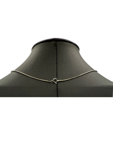 Silver wire necklace