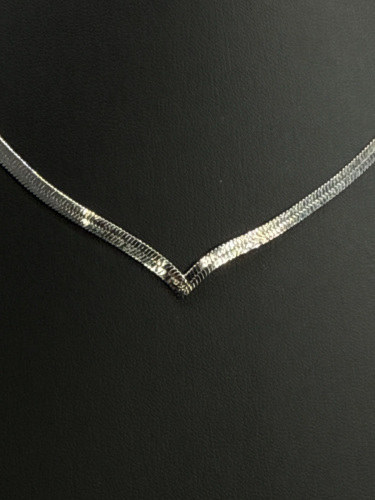 Silver Herringbone Chain