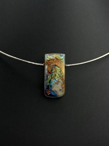 Glass Pendant Necklace