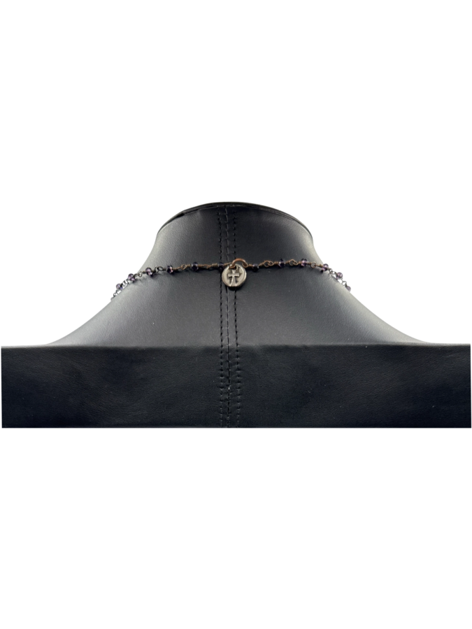 Stunning purple stone pendant