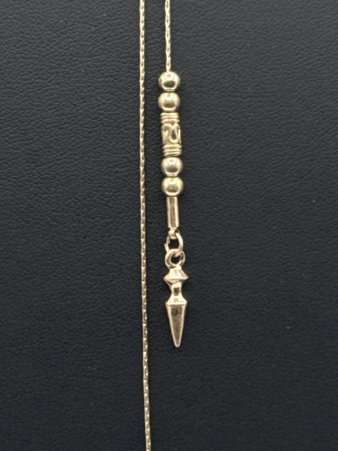 Elegant delicate gold chain necklace