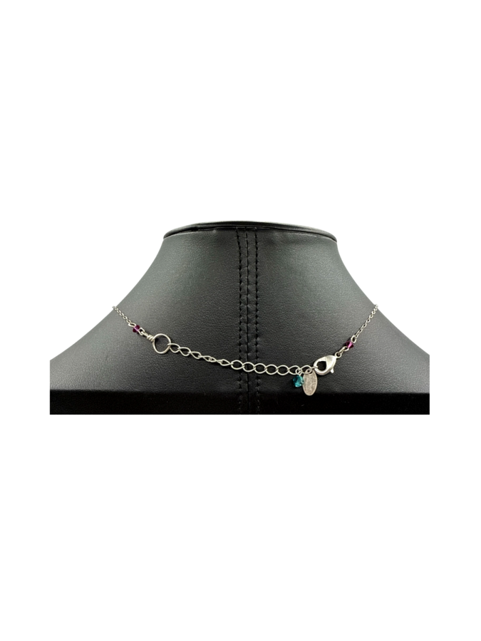 Multi Color Cross Necklace