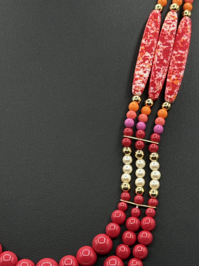 Multi-strand design necklace